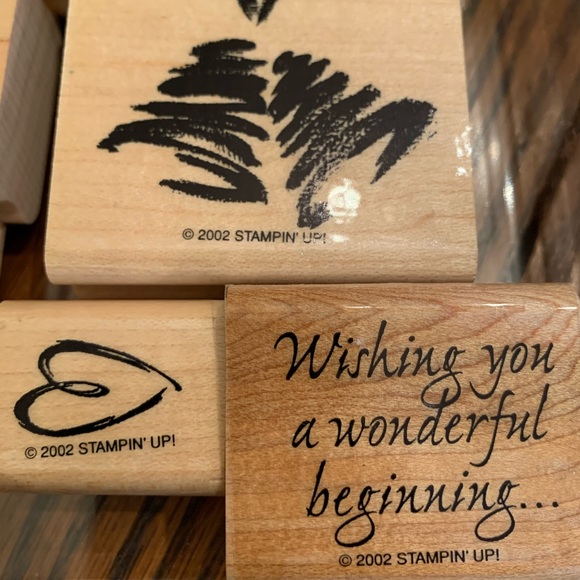 A Lifetime of Happiness rubber stamp set - Picture 2 of 5